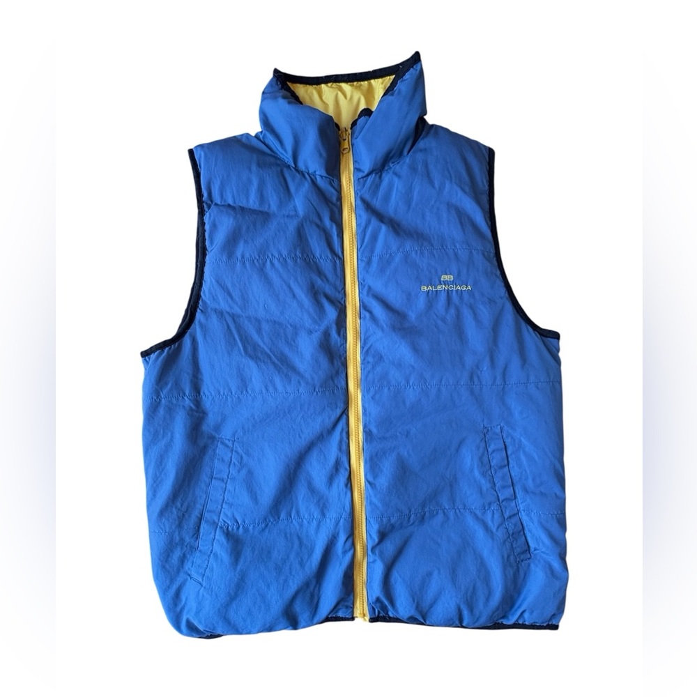 Vintage Balenciaga Goose Down Puffer Vest Large